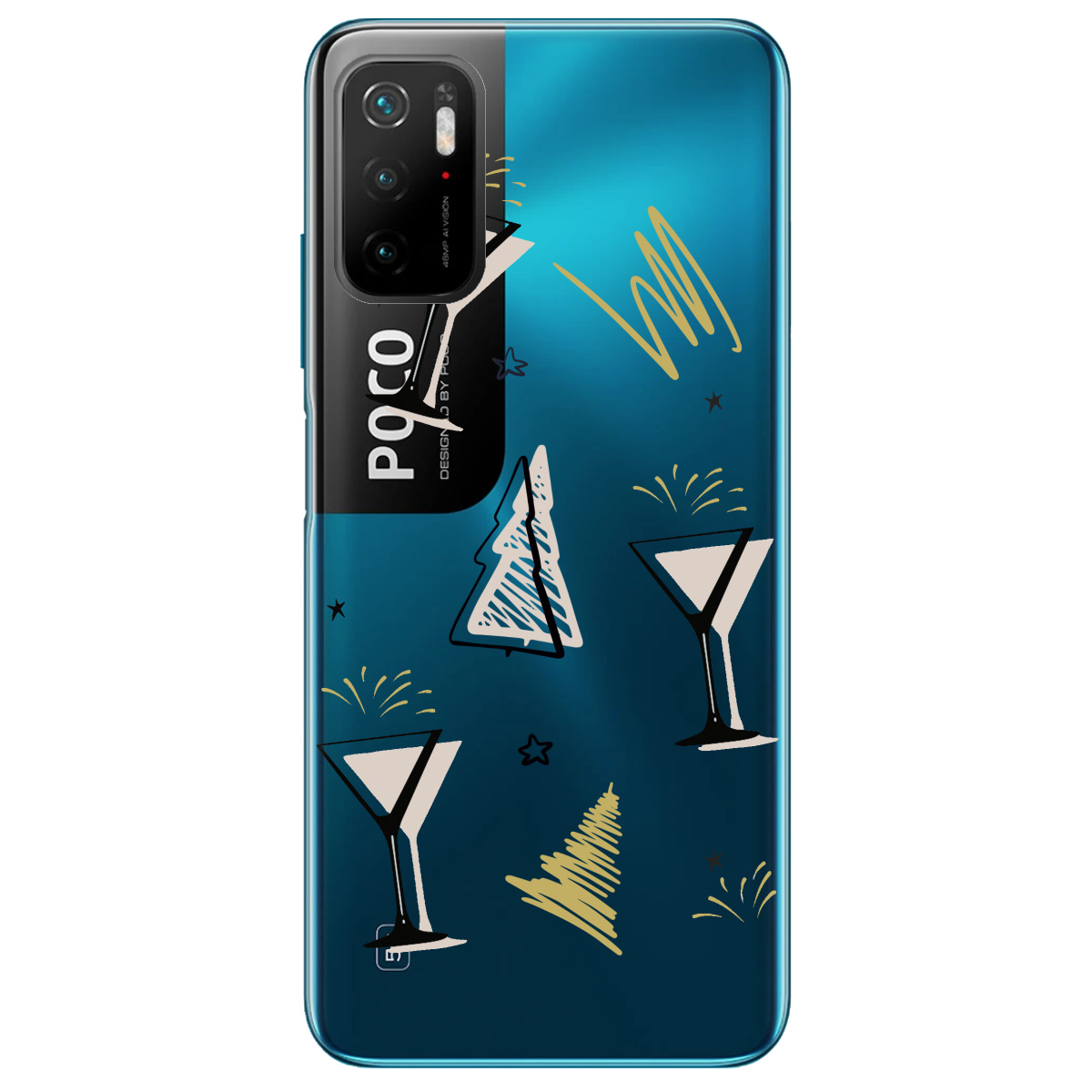 Чехол для Xiaomi Poco M3 Pro Hello New Year - фото 1 - Чехлы для телефонов