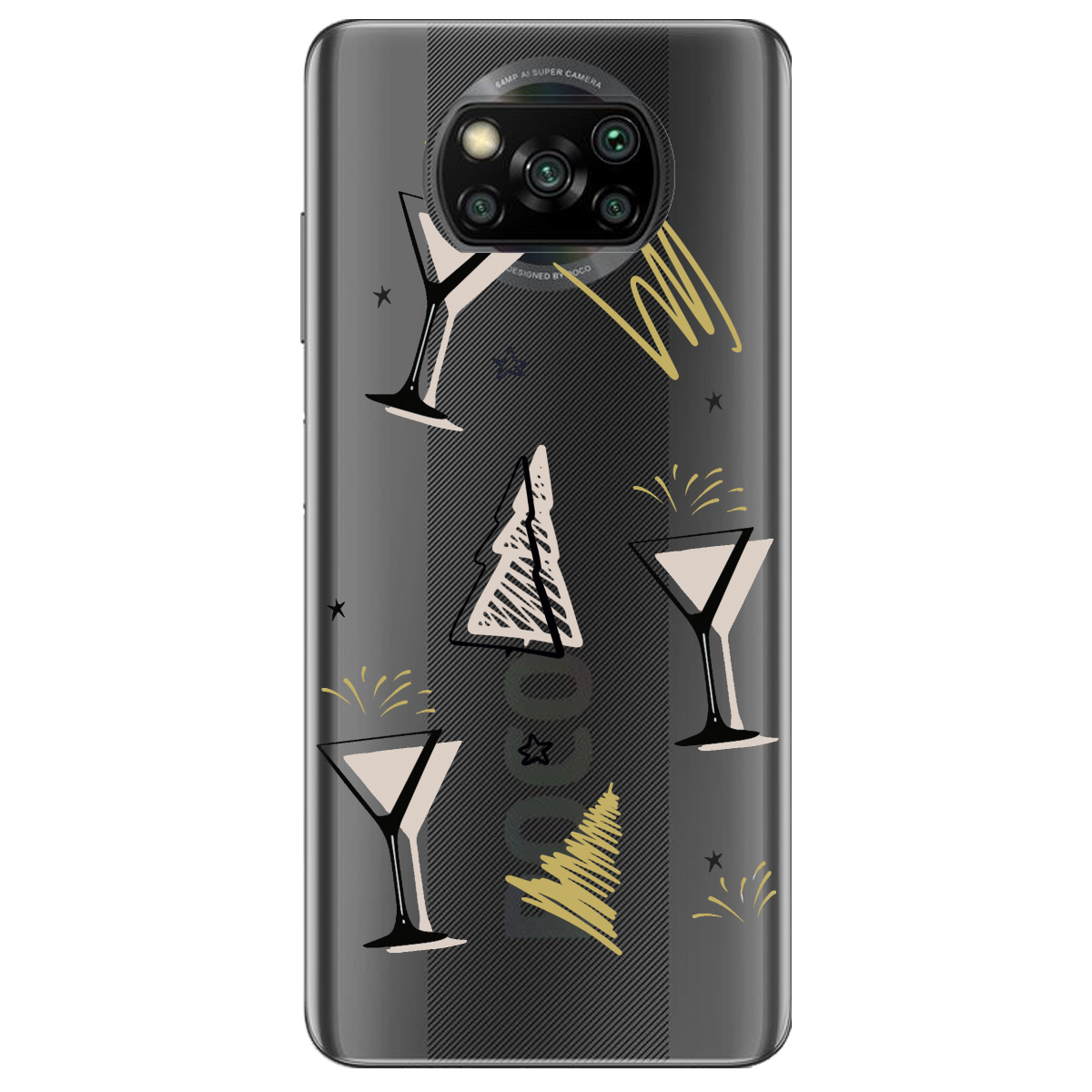 Чехол для Xiaomi Poco X3 Pro Hello New Year - фото 1 - Чехлы для телефонов