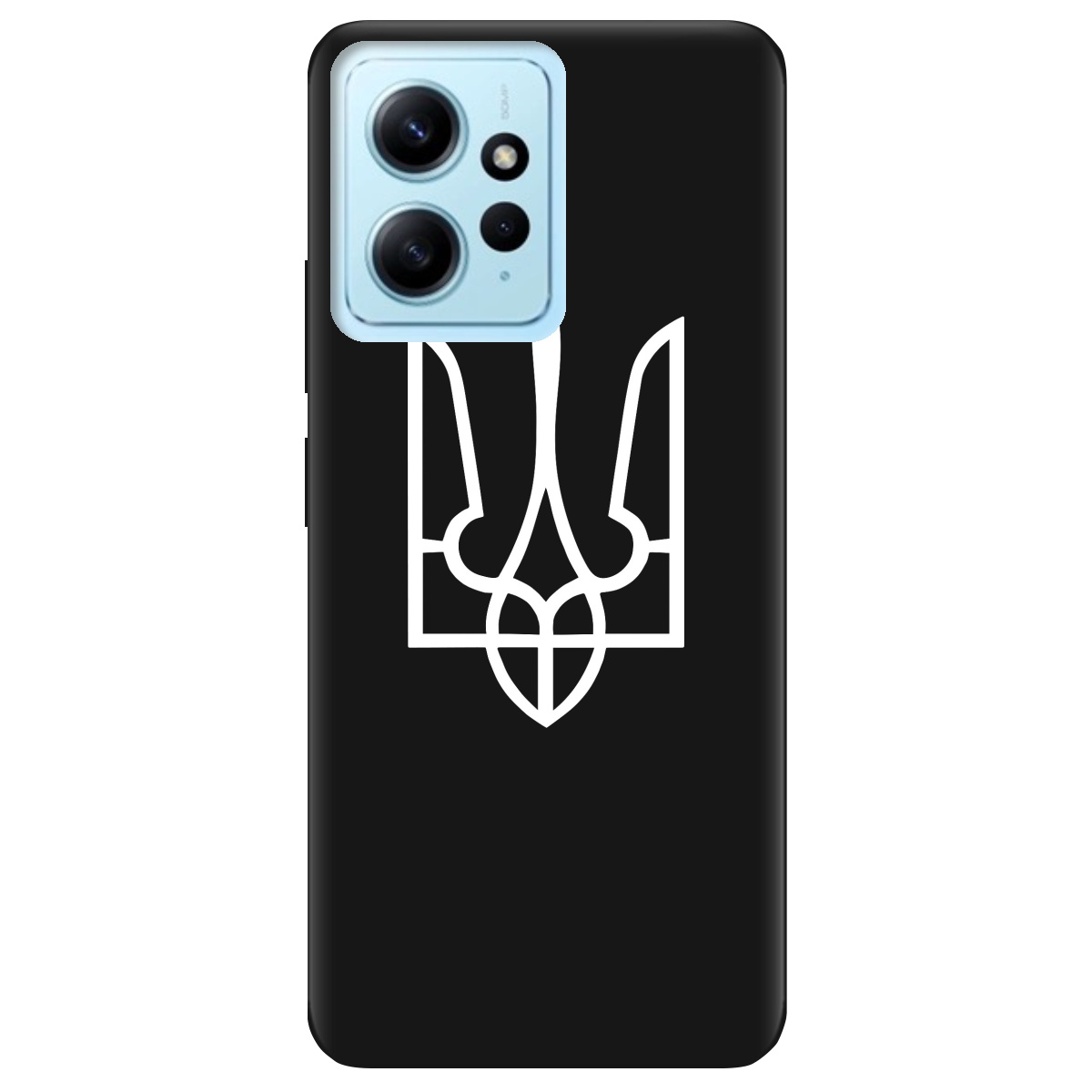 Чехол для Xiaomi Redmi Note 12 4G черный матовый soft touch Gerb - фото 1 - Чехлы для телефонов