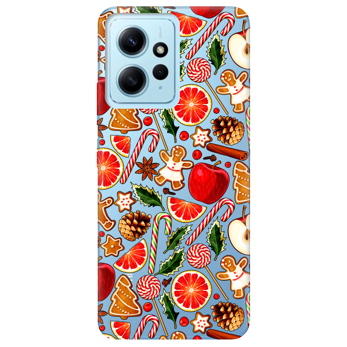 Чехол для Xiaomi Redmi Note 12 4G Christmas spices - фото 1 Чехол для Xiaomi Redmi Note 12 4G Christmas spices - фото 1 - Чехлы для телефонов