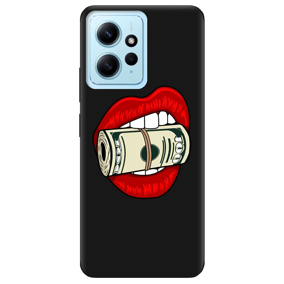 Чохол для Xiaomi Redmi Note 12 4G чорний матовий soft touch Secret - фото 1 - Чохли для телефонів