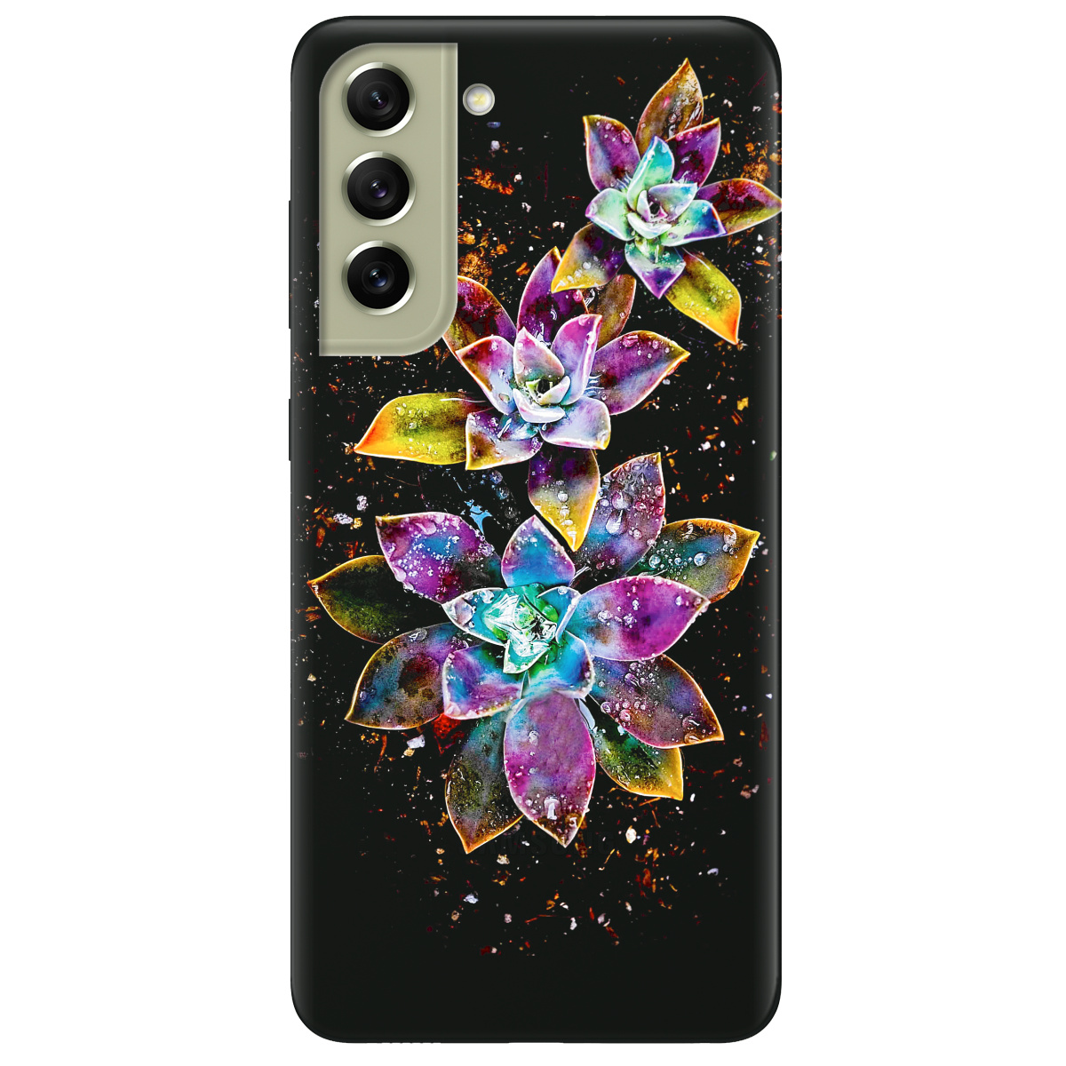 Чехол для Samsung Galaxy S21 FE Magical flowers - фото 1 - Чехлы для телефонов