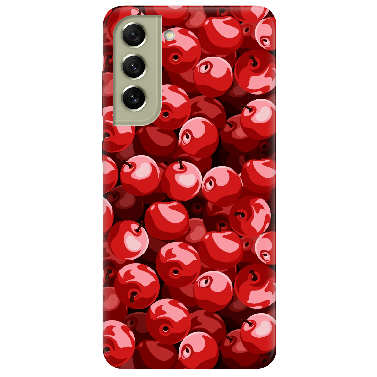 Чехол для Samsung Galaxy S21 FE Cherry - фото 1 - Чехлы для телефонов