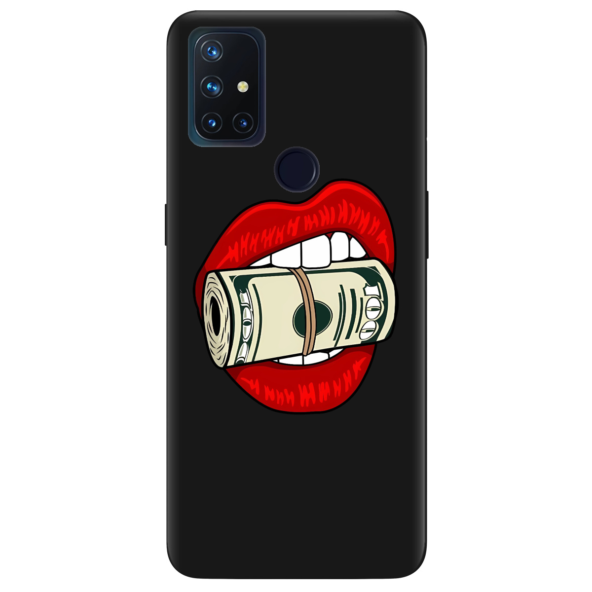 Чохол для OnePlus Nord N10 5G чорний матовий soft touch Secret - фото 1 - Чохли для телефонів