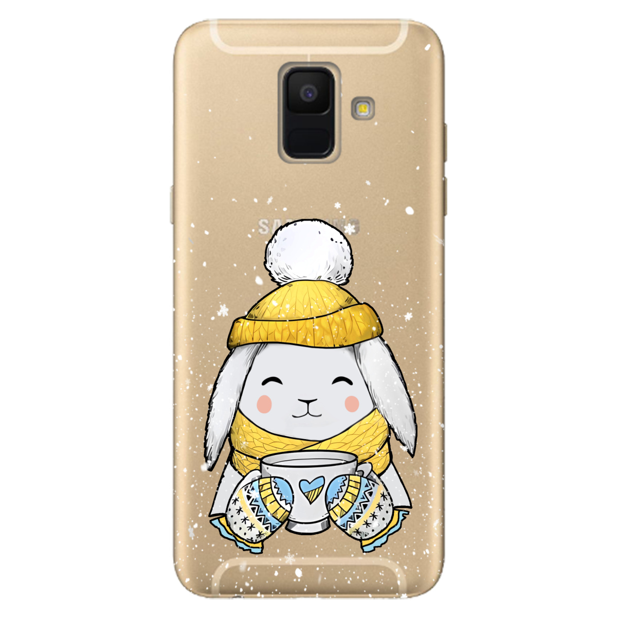 Чохол для Samsung Galaxy A6 2018 Пухнастик - фото 1 - Чохли для телефонів