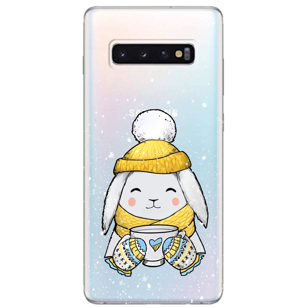 Чехол для Samsung Galaxy S10 Пухнастик - фото 1 - Чехлы для телефонов