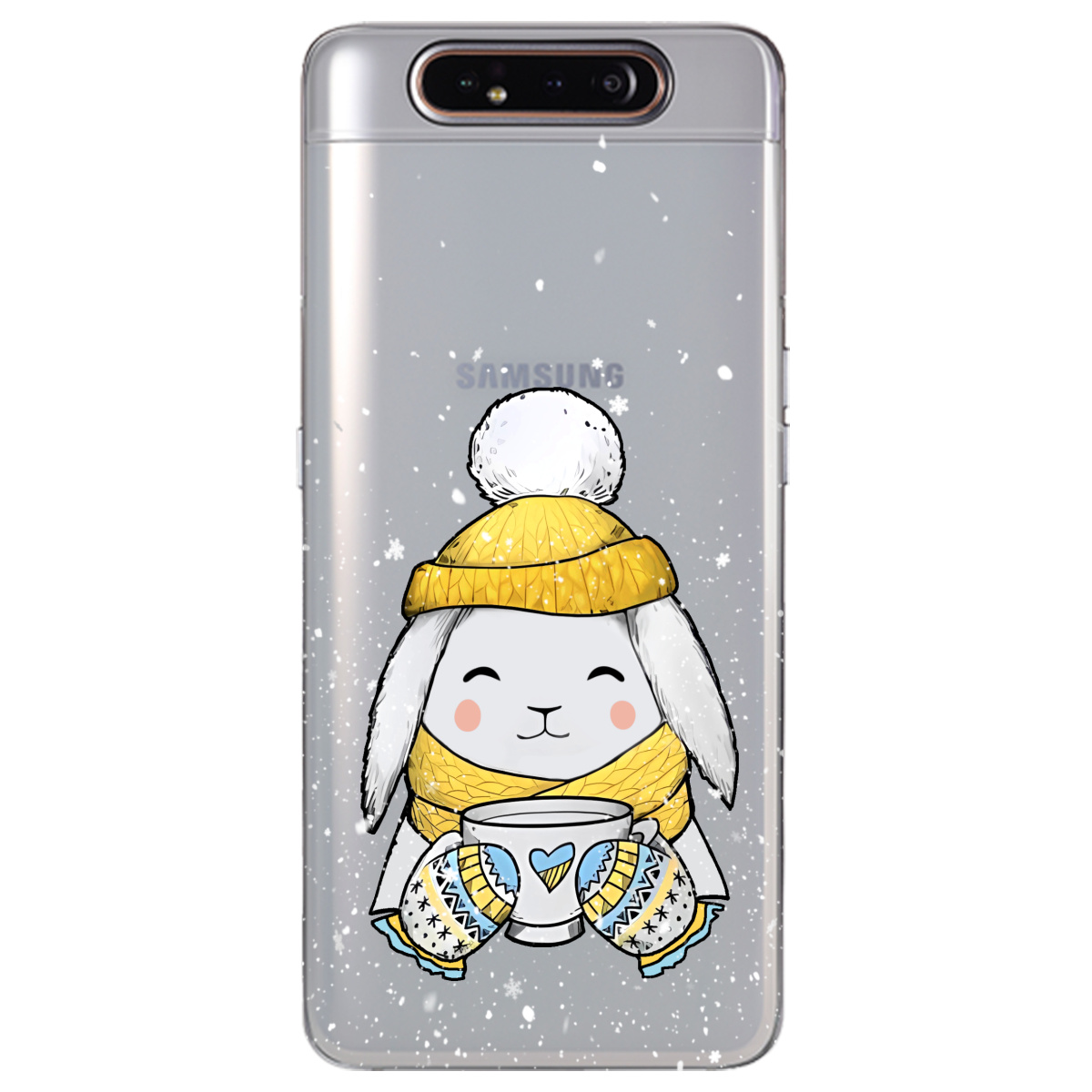 Чехол для Samsung Galaxy A80 Пухнастик - фото 1 Чехол для Samsung Galaxy A80 Пухнастик - фото 1 - Чехлы для телефонов