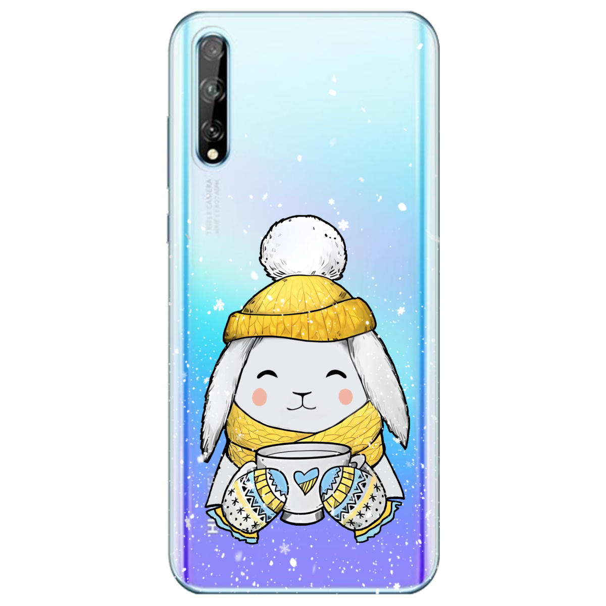 Чехол для Huawei P Smart S Пухнастик - фото 1 Чехол для Huawei P Smart S Пухнастик - фото 1 - Чехлы для телефонов