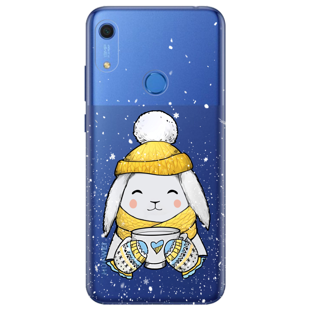 Чехол для Huawei Y6s Пухнастик - фото 1 - Чехлы для телефонов