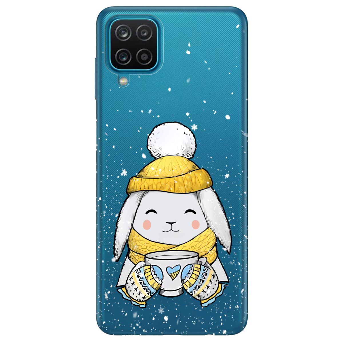 Чохол для Samsung Galaxy A12 4G Пухнастик - фото 1 Чохол для Samsung Galaxy A12 4G Пухнастик - фото 1 - Чохли для телефонів