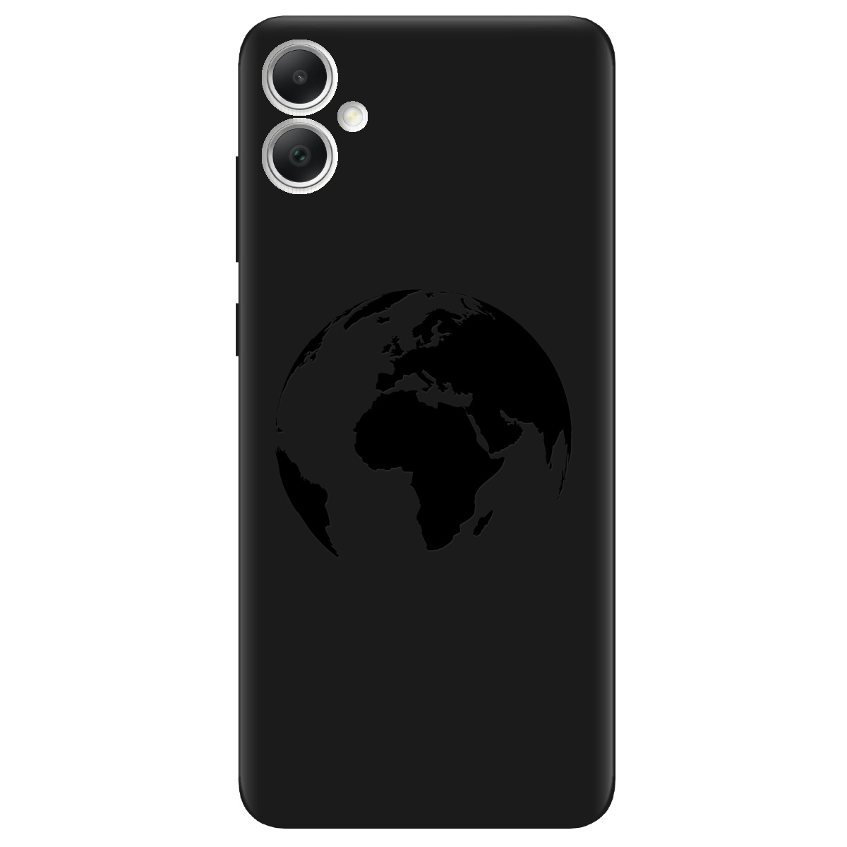Чехол для Samsung Galaxy A05 черный матовый soft touch Planet - фото 1 Чехол для Samsung Galaxy A05 черный матовый soft touch Planet - фото 1 - Чехлы для телефонов