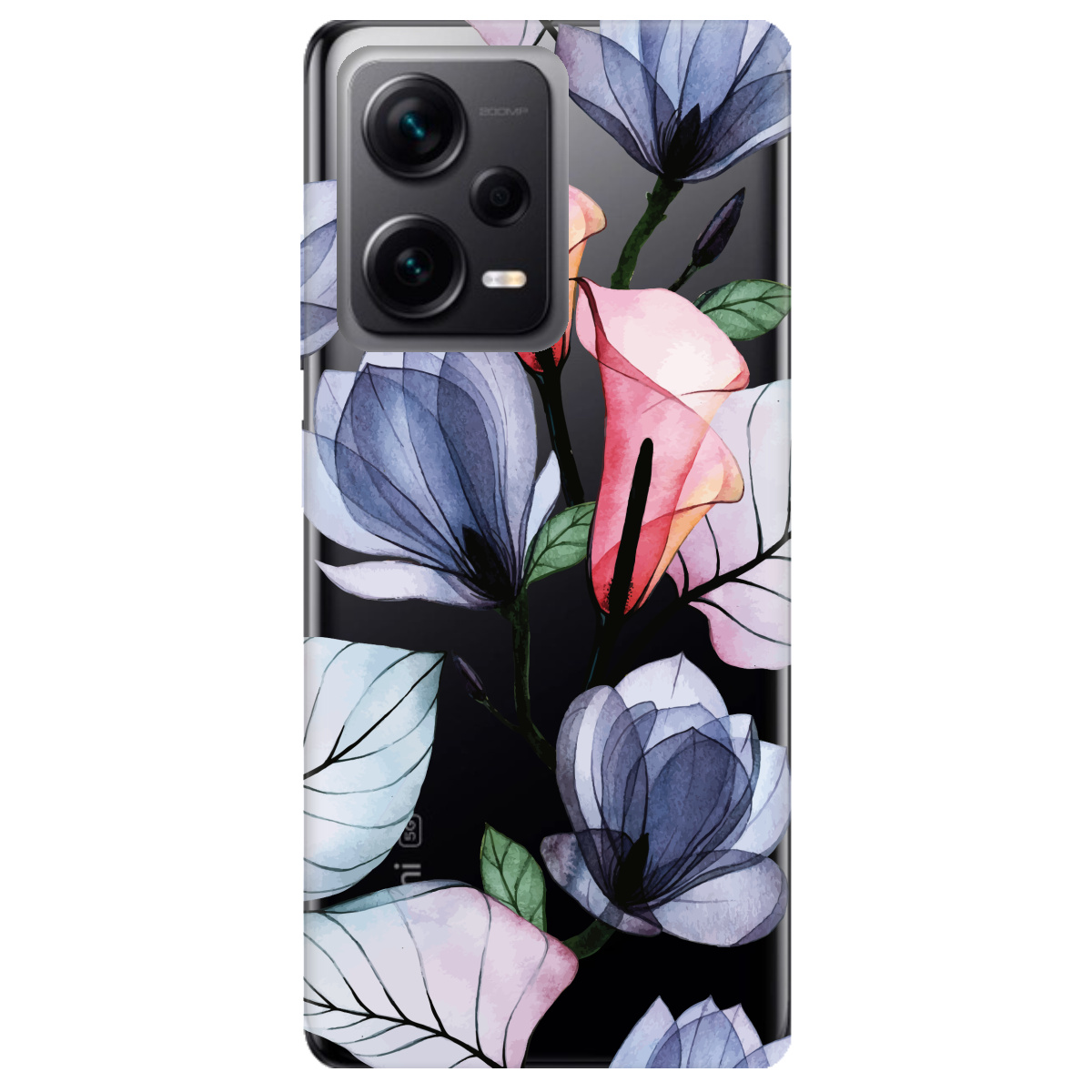 Чехол для Xiaomi Redmi Note 12 Pro + 5G Tropical flowers - фото 1 - Чехлы для телефонов