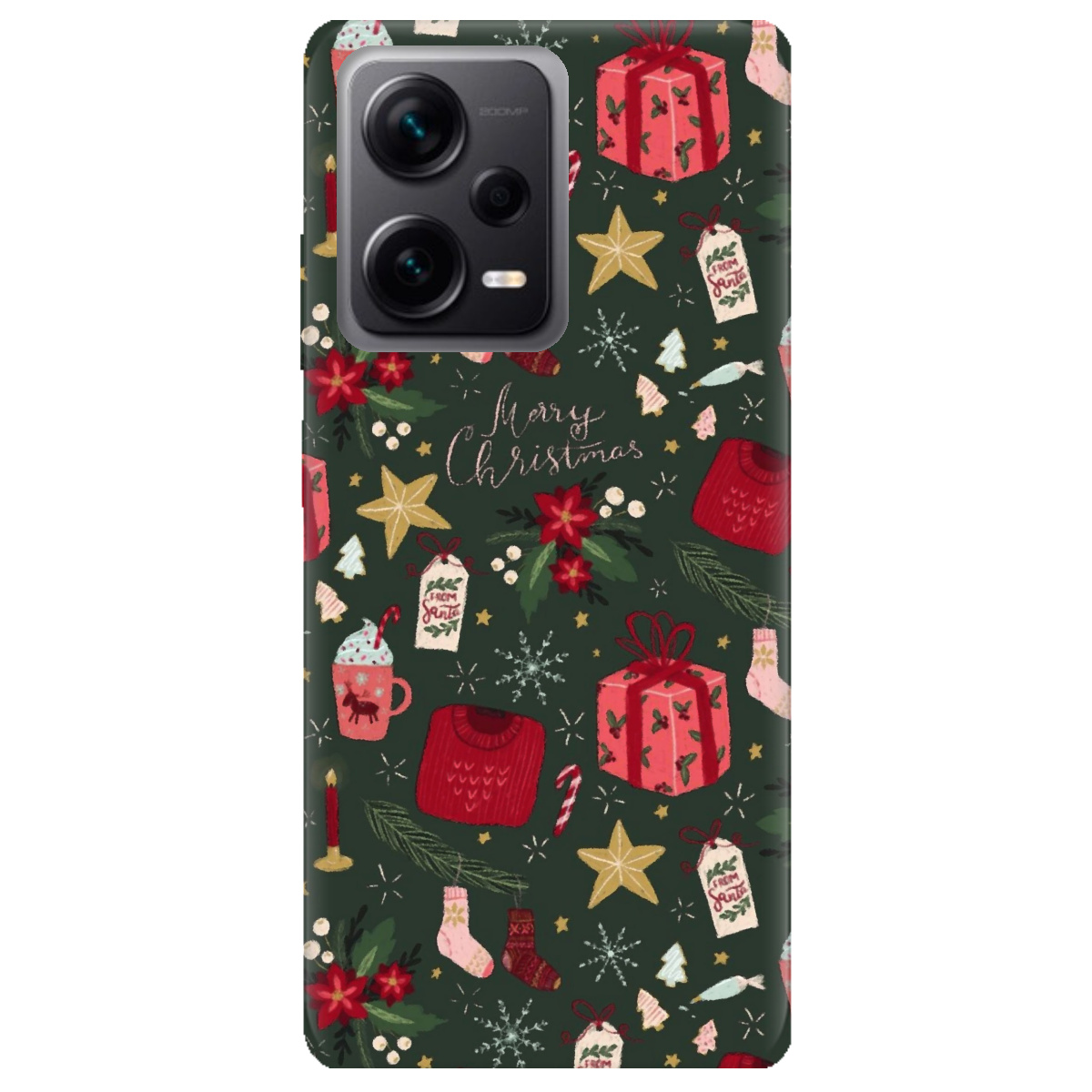 Чохол для Xiaomi Redmi Note 12 Pro + 5G Merry christmas - фото 1 Чохол для Xiaomi Redmi Note 12 Pro + 5G Merry christmas - фото 1 - Чохли для телефонів