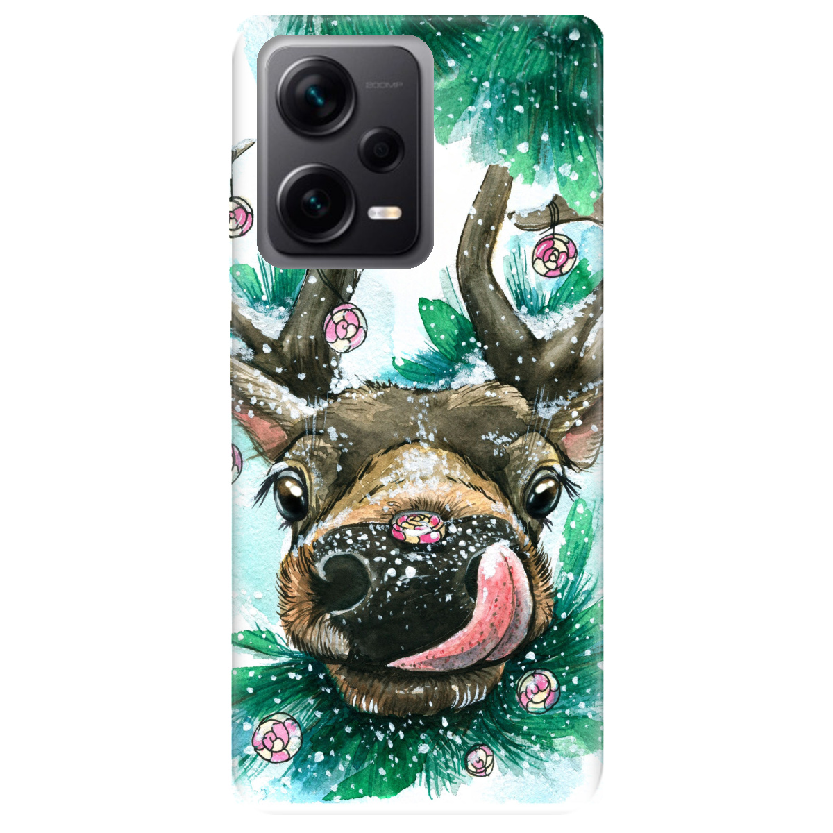 Чехол для Xiaomi Redmi Note 12 Pro + 5G Сute deer - фото 1 - Чехлы для телефонов