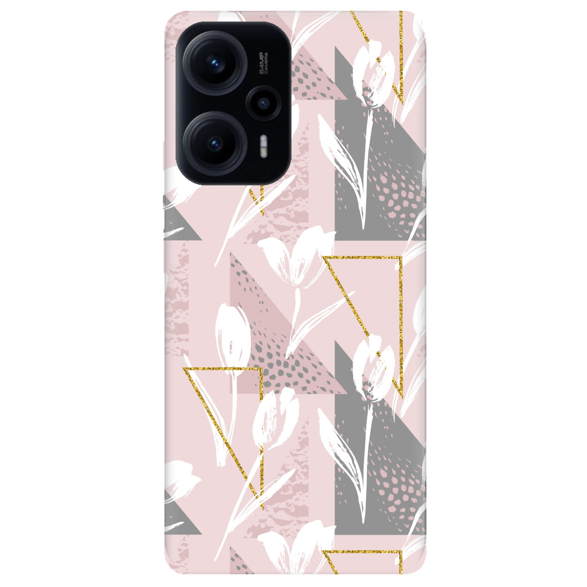 Чохол для Xiaomi Poco F5 White tulips - фото 1 - Чохли для телефонів