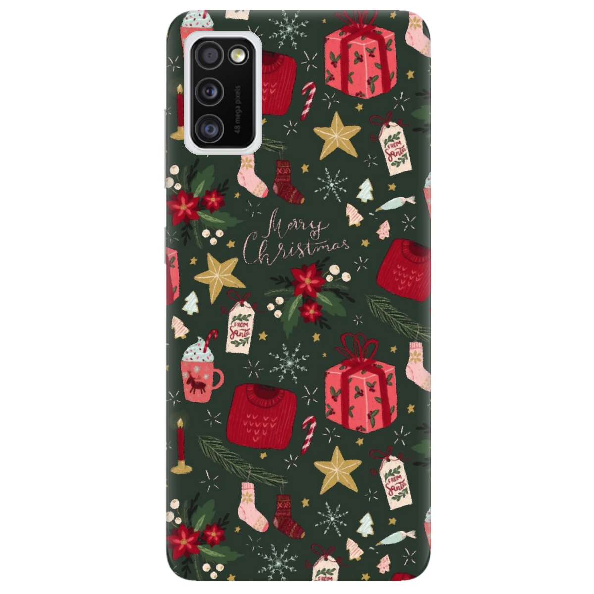 Чохол для Samsung Galaxy A41 Merry christmas - фото 1 - Чохли для телефонів