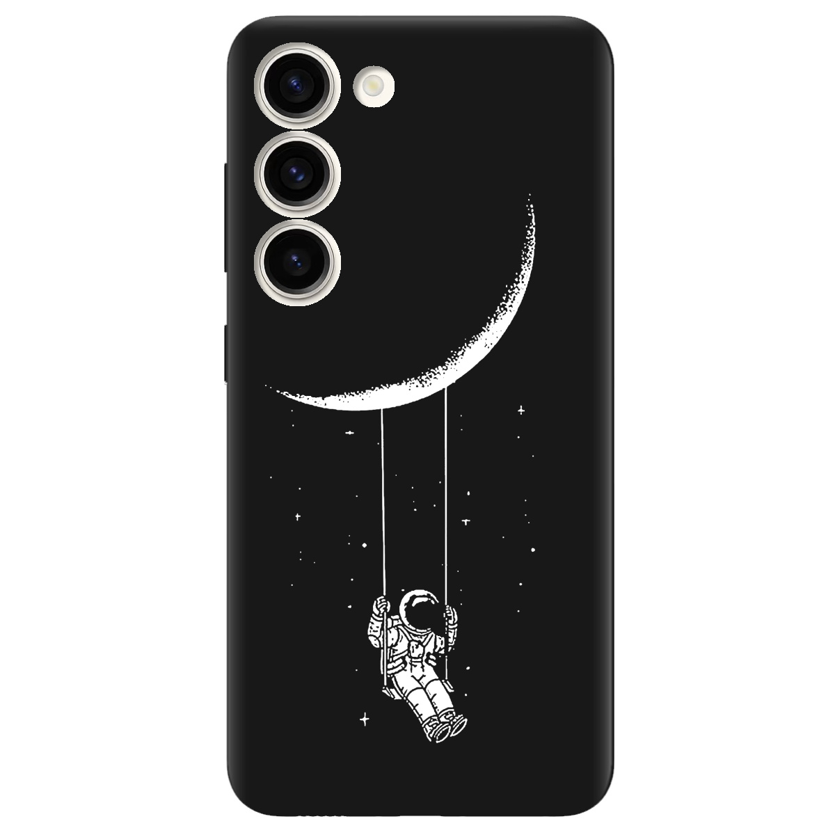 Чохол для Samsung Galaxy S23 чорний матовий soft touch Swing - фото 1 - Чохли для телефонів