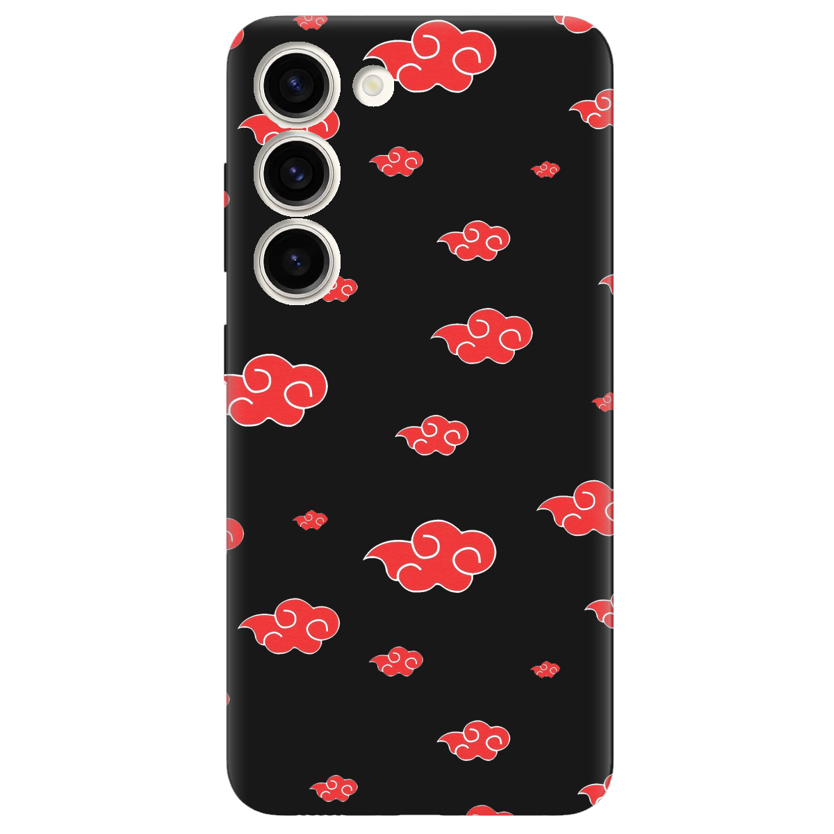 Чохол для Samsung Galaxy S23 Plus чорний матовий soft touch Akatsuki - фото 1 Чохол для Samsung Galaxy S23 Plus чорний матовий soft touch Akatsuki - фото 1 - Чохли для телефонів