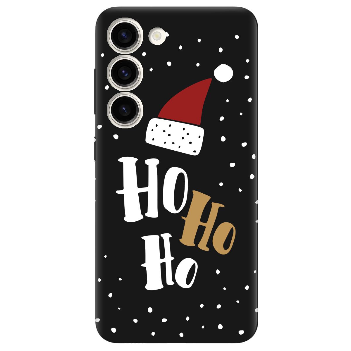 Чохол для Samsung Galaxy S23 Plus чорний матовий soft touch Ho-ho-ho - фото 1 Чохол для Samsung Galaxy S23 Plus чорний матовий soft touch Ho-ho-ho - фото 1 - Чохли для телефонів