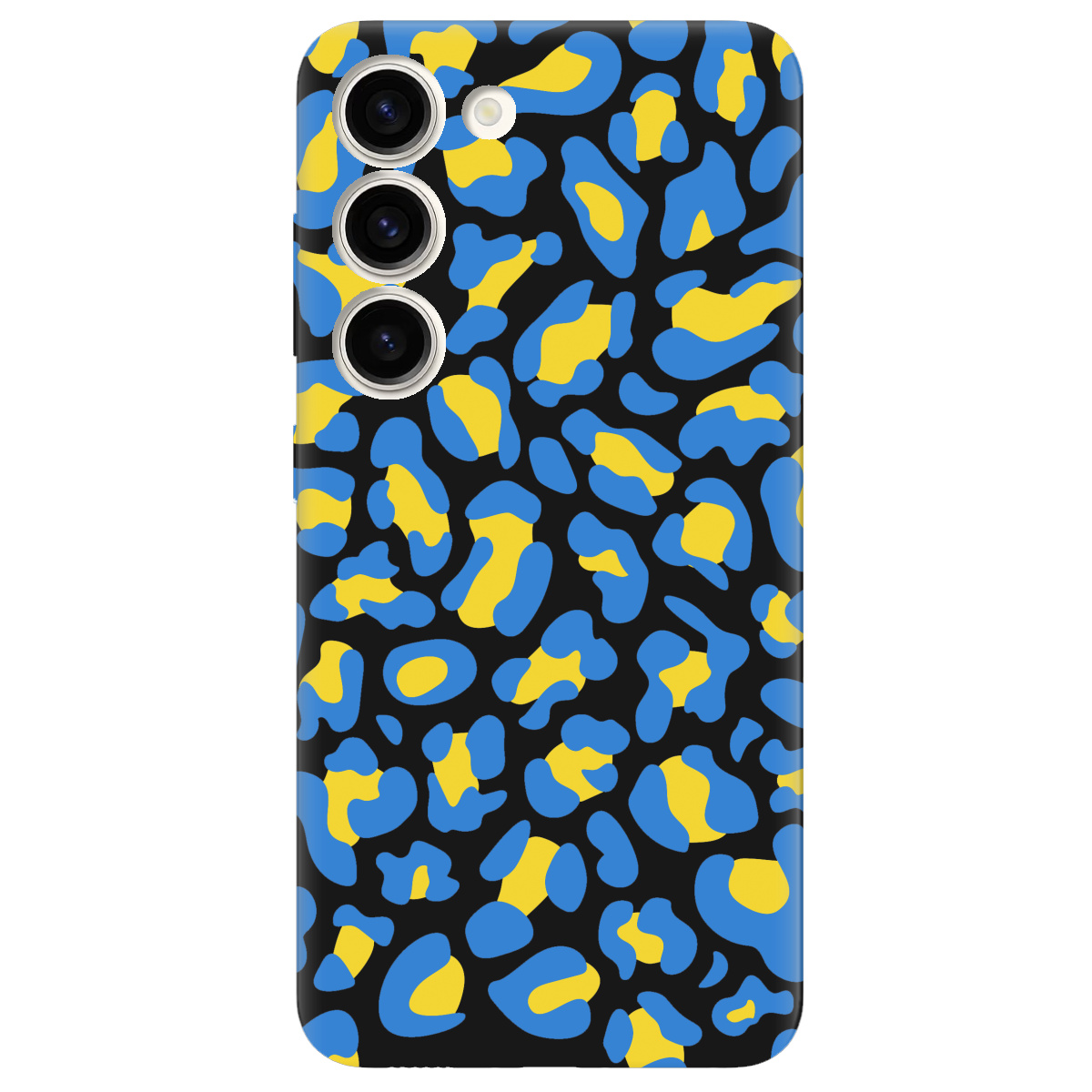 Чохол для Samsung Galaxy S23 Plus чорний матовий soft touch LeopardUA - фото 1 - Чохли для телефонів