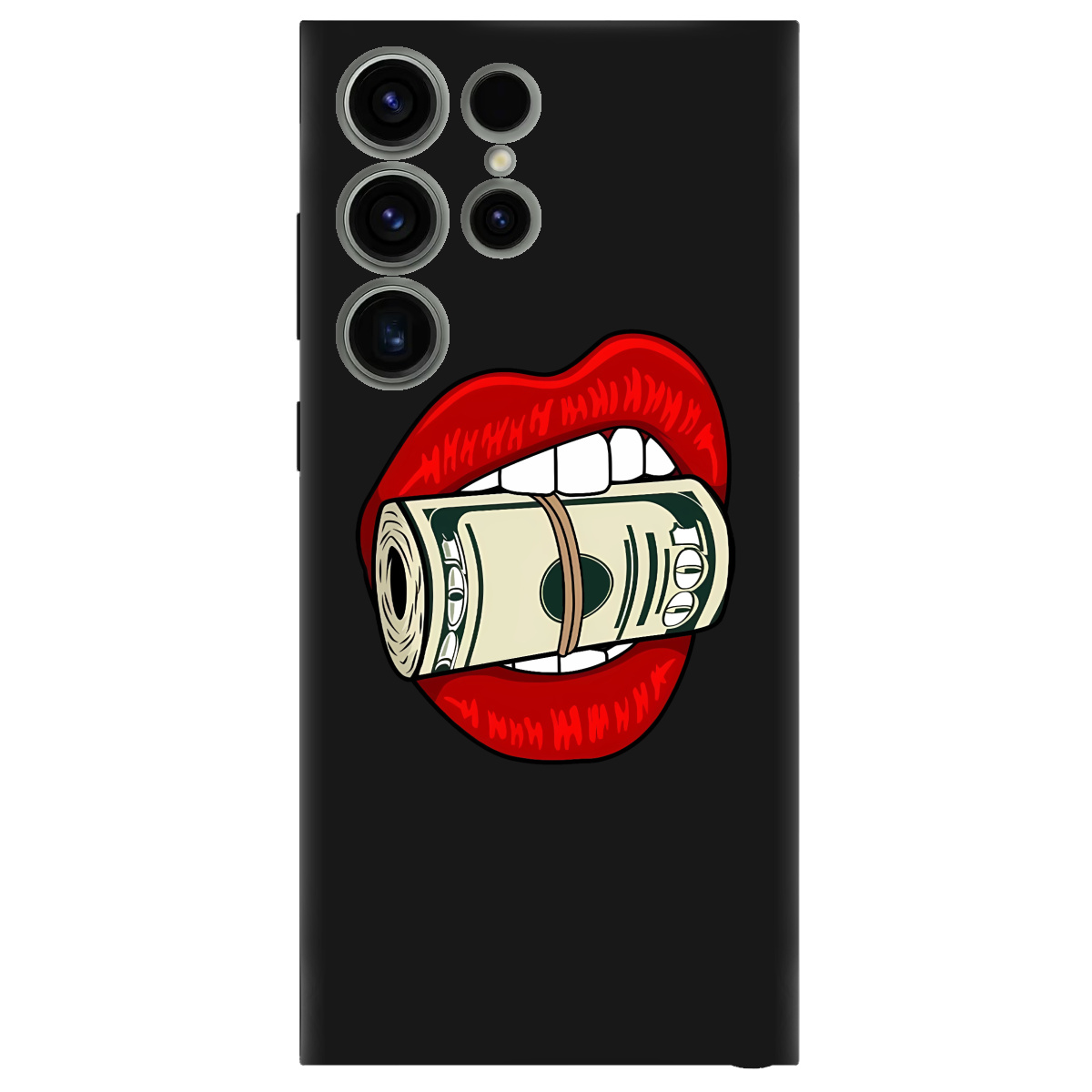 Чохол для Samsung Galaxy S23 Ultra чорний матовий soft touch Secret - фото 1 - Чохли для телефонів