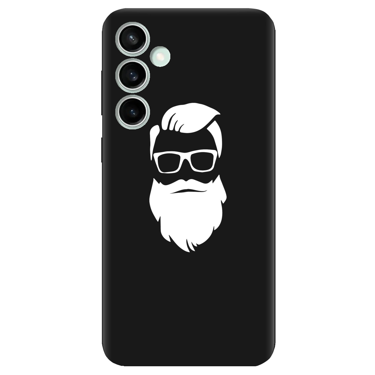 Чохол для Samsung Galaxy S23 FE чорний матовий soft touch Beard - фото 1 - Чохли для телефонів