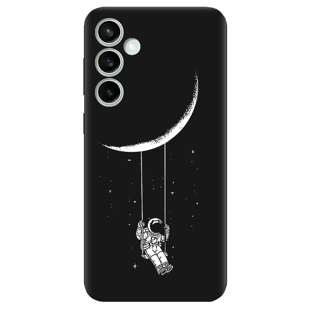 Чехол для Samsung Galaxy S23 FE черный матовый soft touch Swing - фото 1 - Чехлы для телефонов