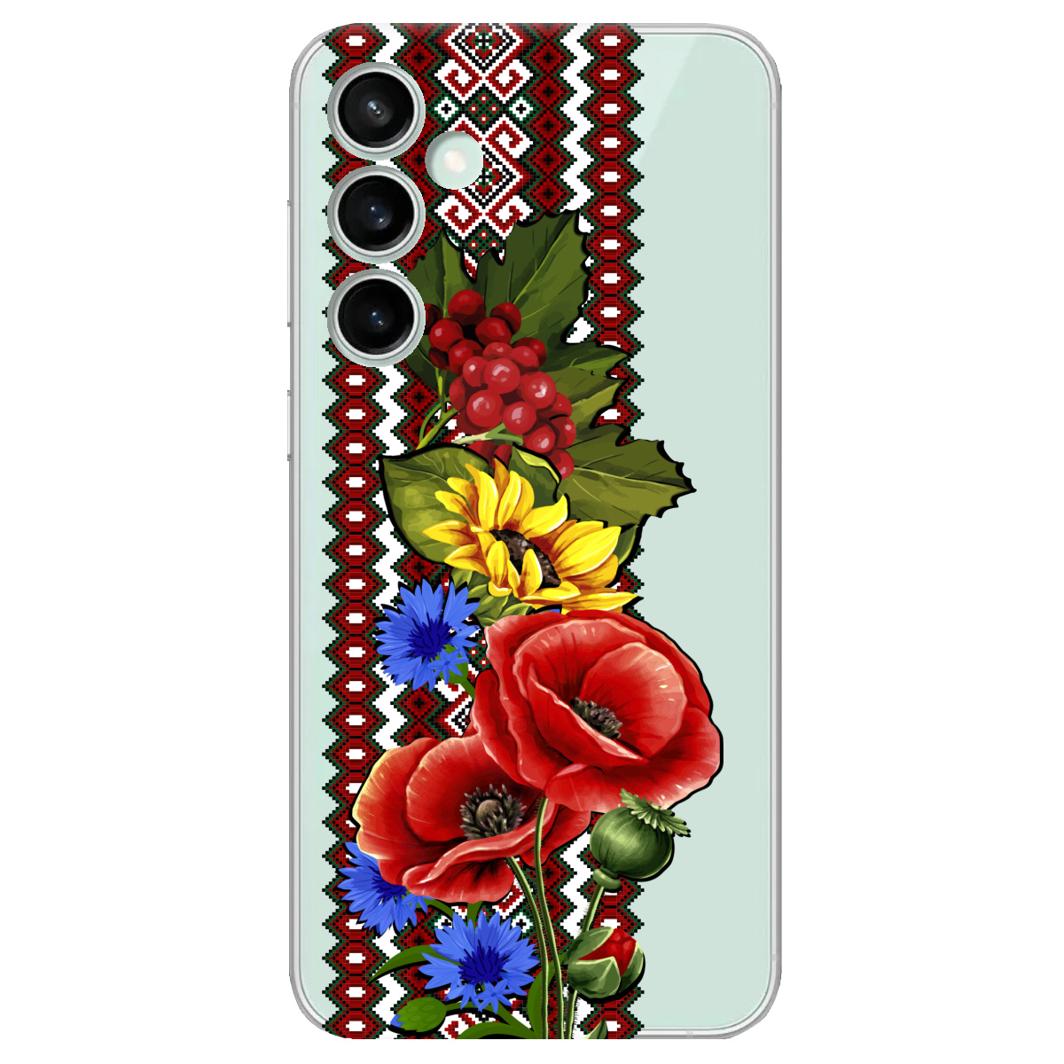 Чехол для Samsung Galaxy S23 FE Ukraine ornament - фото 1 - Чехлы для телефонов
