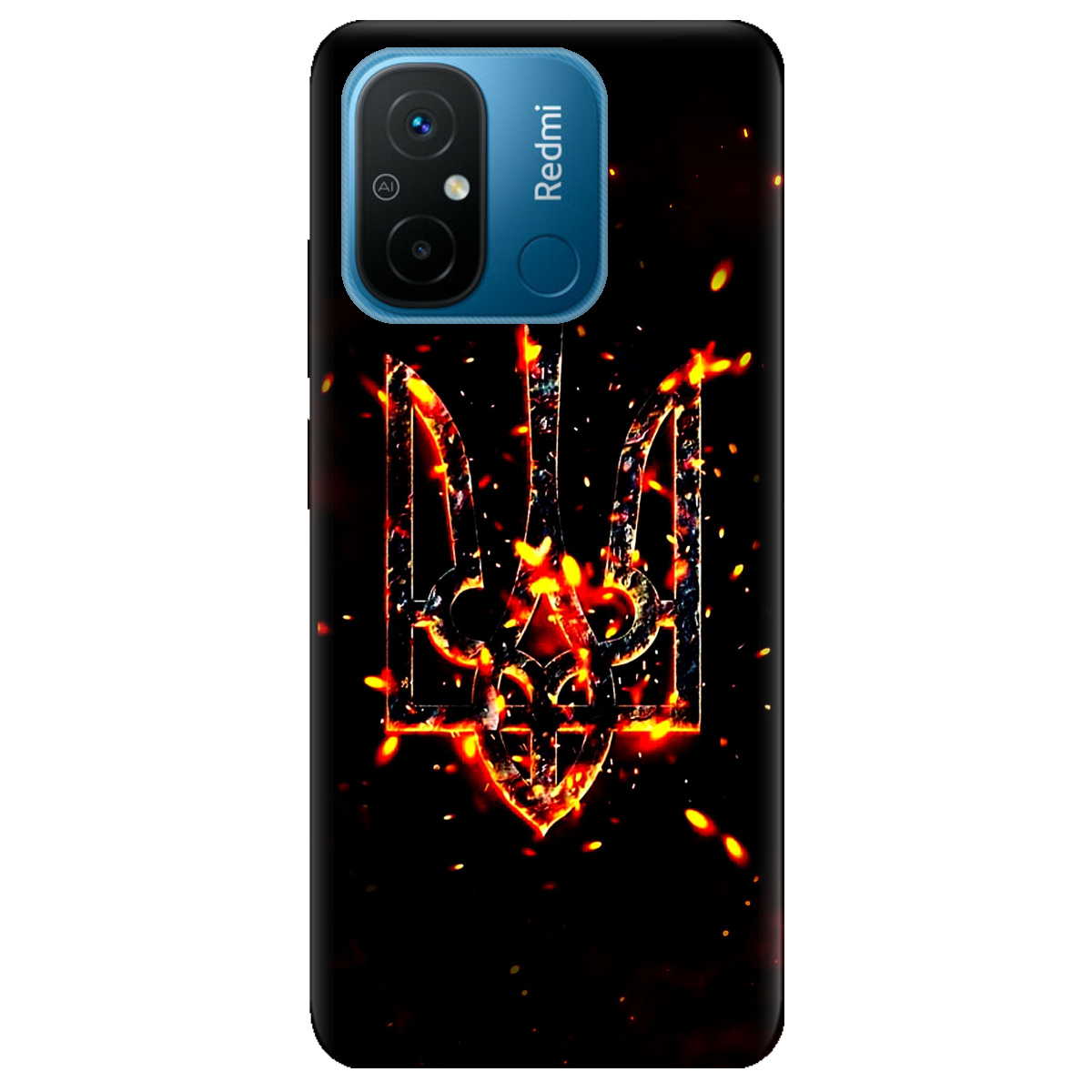 Чехол для Xiaomi Redmi 12C Вогонь - фото 1 - Чехлы для телефонов