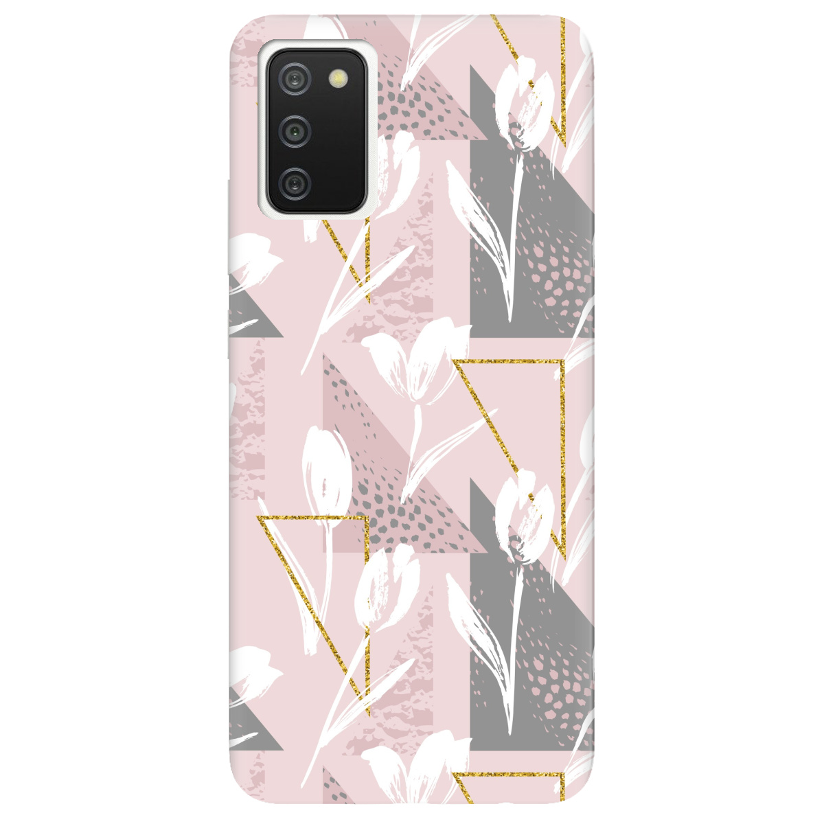 Чохол для Samsung Galaxy A02s White tulips - фото 1 - Чохли для телефонів