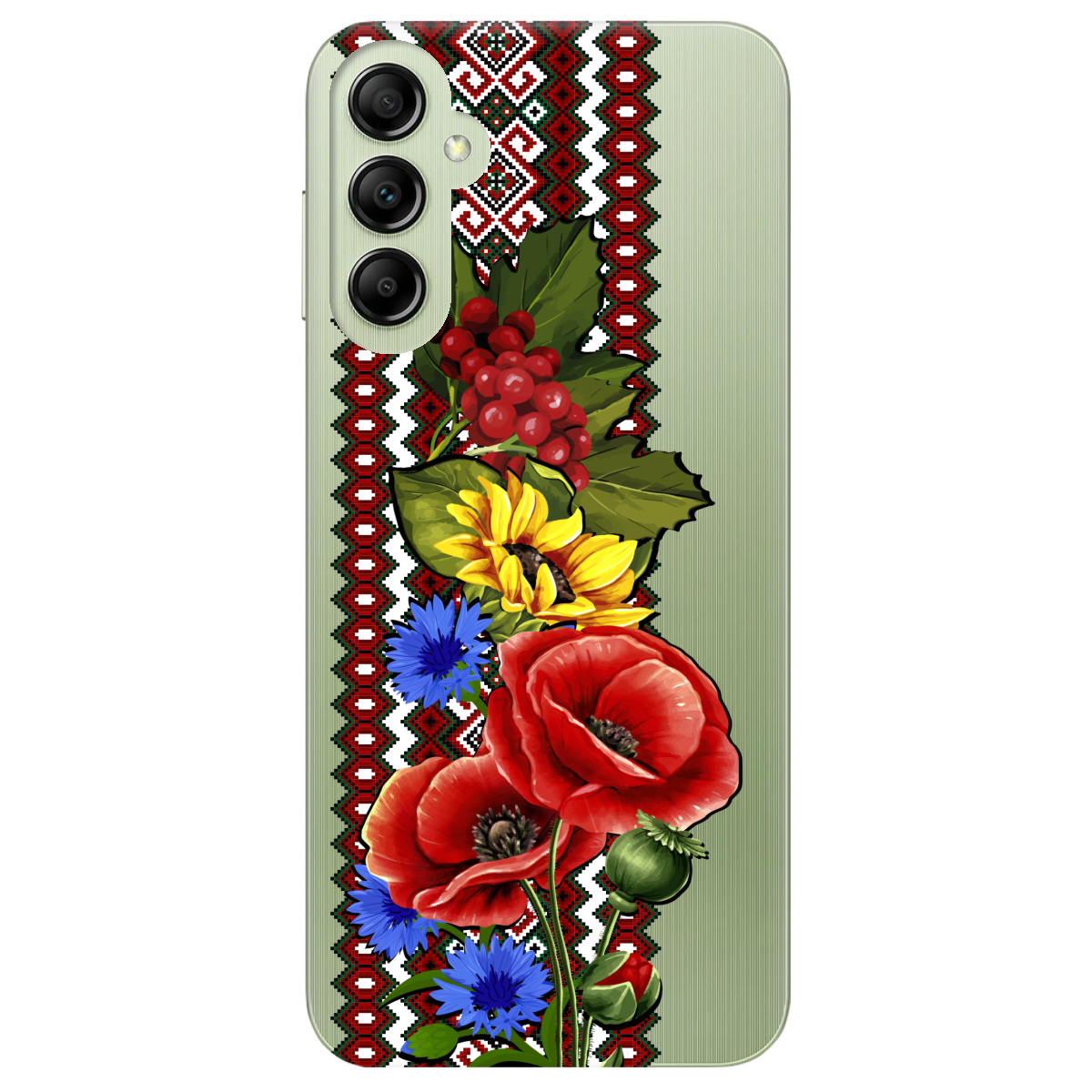 Чохол для Samsung Galaxy A14 Ukraine ornament - фото 1 - Чохли для телефонів