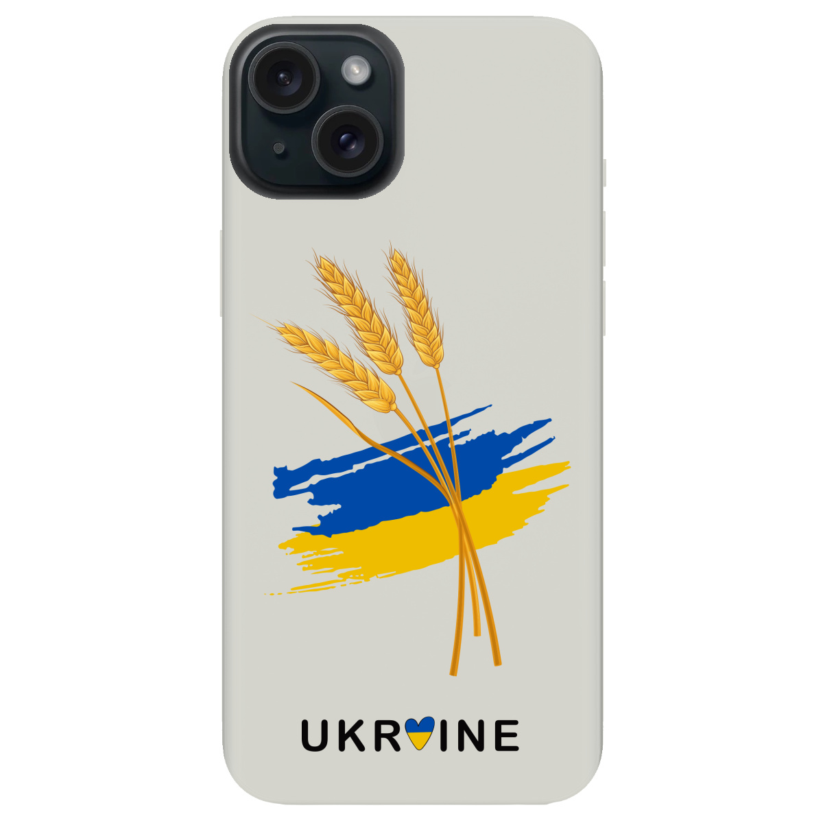 Чехол для Apple iPhone 15 полупрозрачный матовый soft touch Spikelets - фото 1 Чехол для Apple iPhone 15 полупрозрачный матовый soft touch Spikelets - фото 1 - Чехлы для телефонов