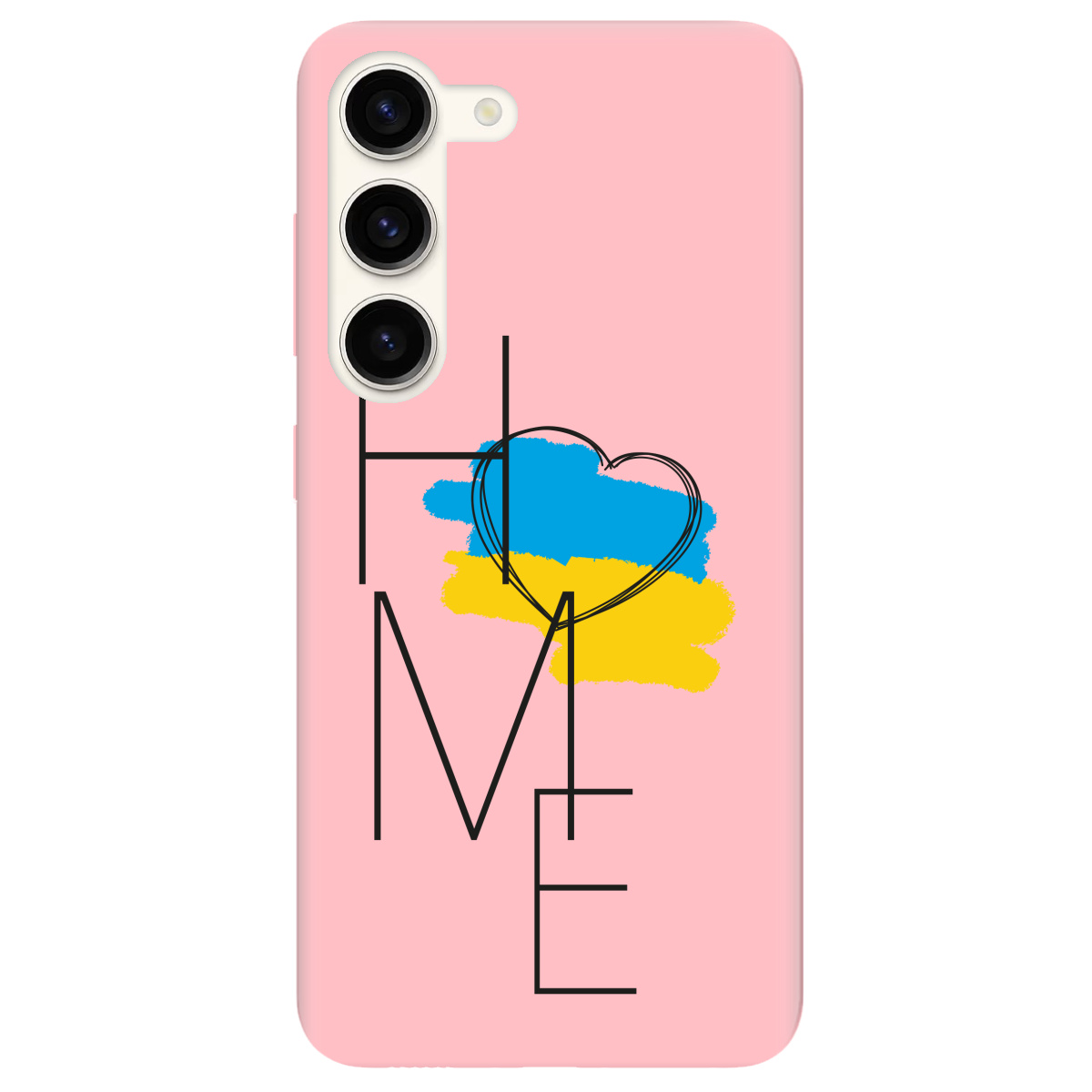 Чехол для Samsung Galaxy S23 нежно-розовый матовый soft touch Home - фото 1 - Чехлы для телефонов