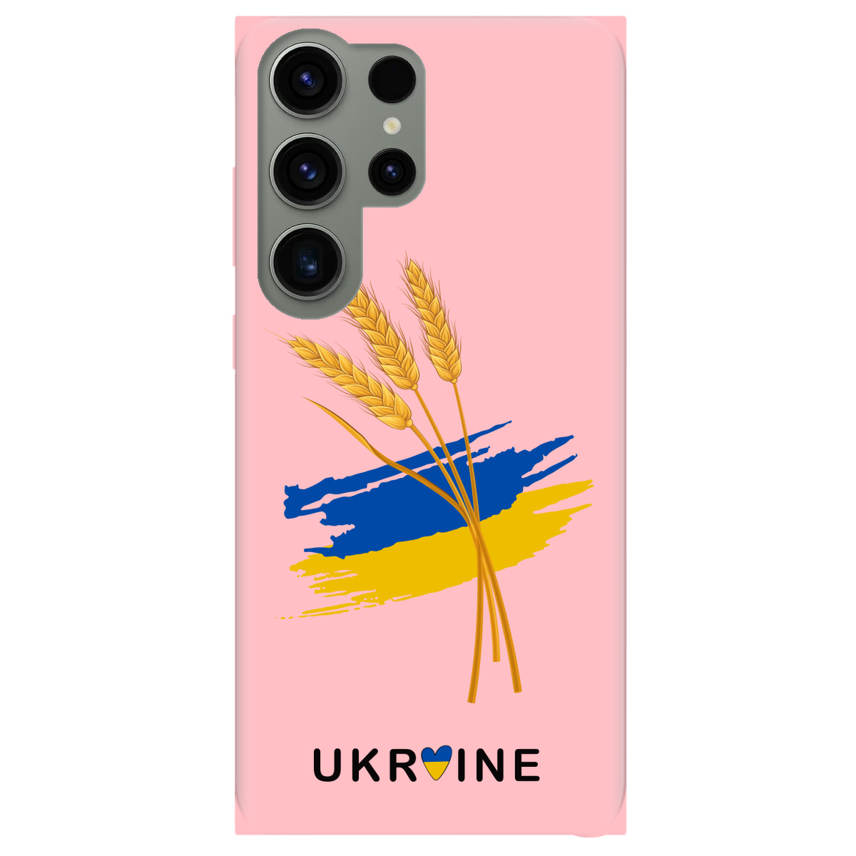 Чохол для Samsung Galaxy S23 Ultra ніжно-рожевий матовий soft touch Spikelets - фото 1 - Чохли для телефонів