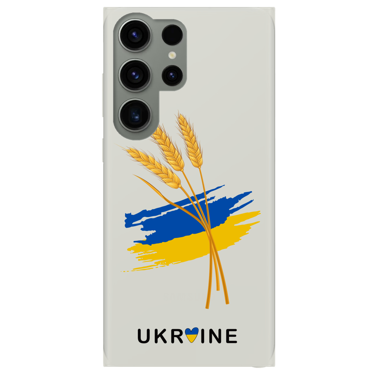 Чохол для Samsung Galaxy S23 Ultra напівпрозорий матовий soft touch Spikelets - фото 1 Чохол для Samsung Galaxy S23 Ultra напівпрозорий матовий soft touch Spikelets - фото 1 - Чохли для телефонів