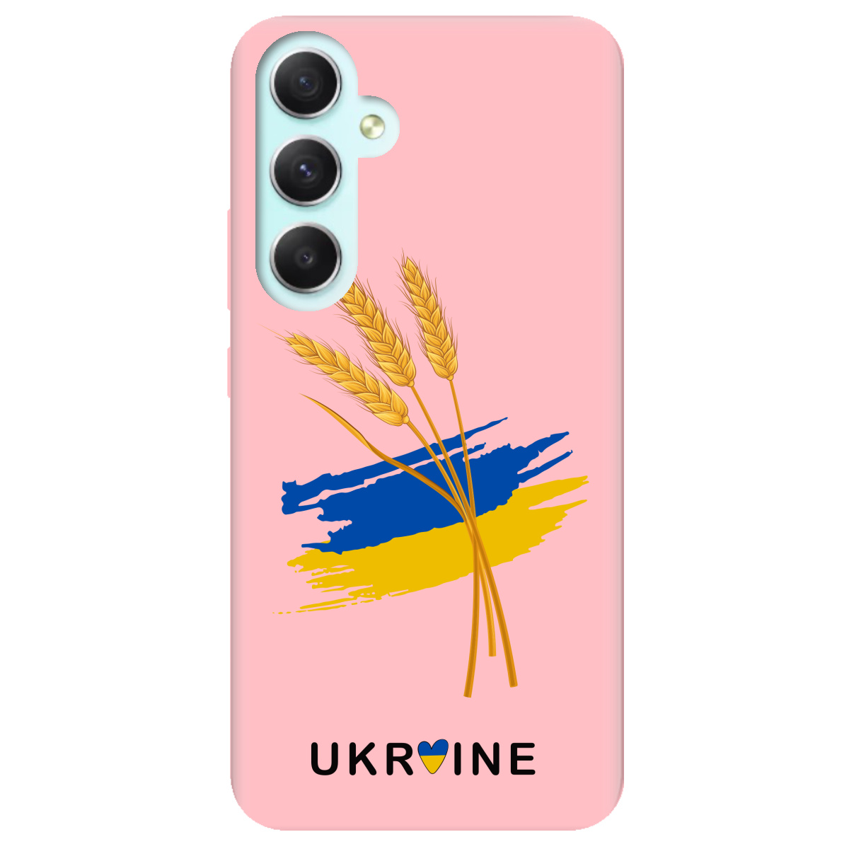 Чехол для Samsung Galaxy A34 нежно-розовый матовый soft touch Spikelets - фото 1 - Чехлы для телефонов