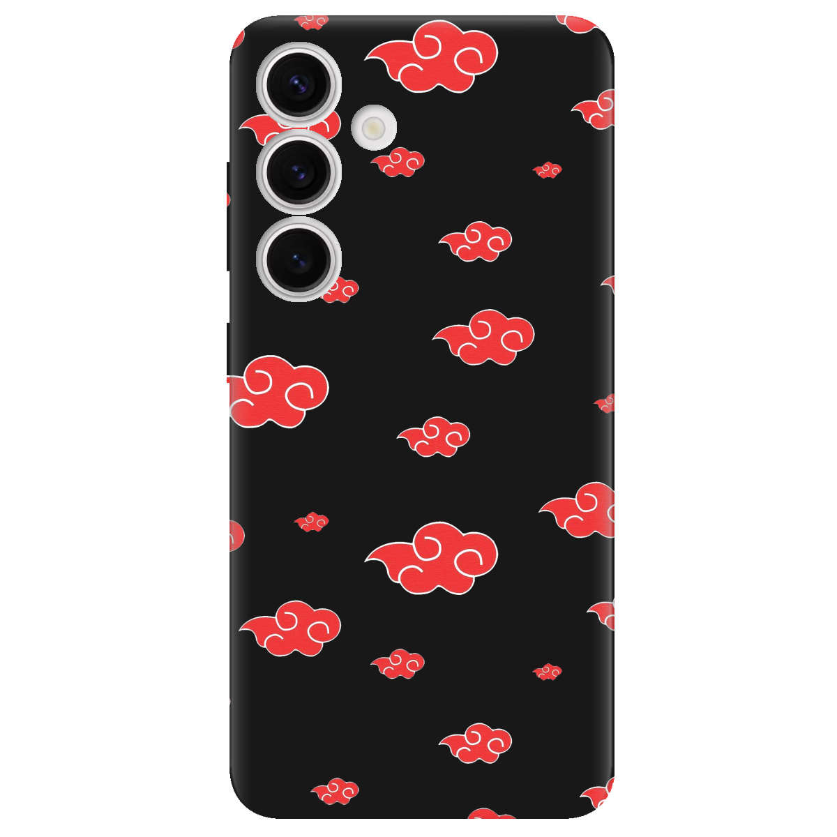 Чехол для Samsung Galaxy S24 черный матовый soft touch Akatsuki - фото 1 - Чехлы для телефонов