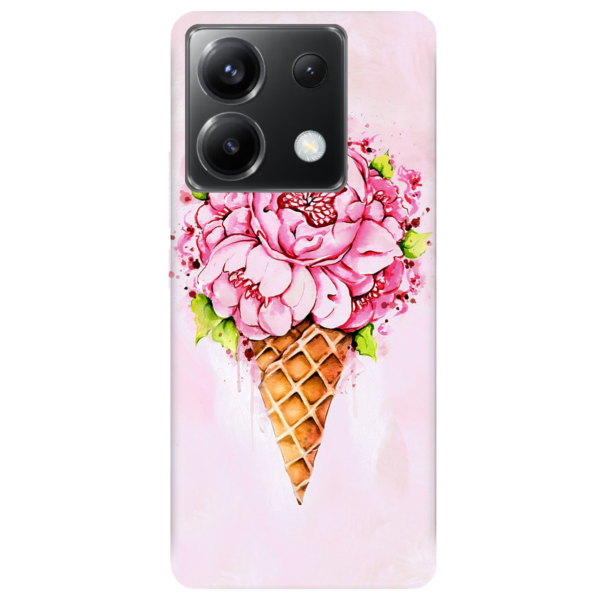 Чехол для Xiaomi Poco X6 Ice cream - фото 1 Чехол для Xiaomi Poco X6 Ice cream - фото 1 - Чехлы для телефонов