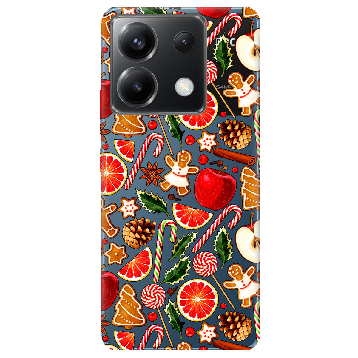 Чехол для Xiaomi Poco X6 Christmas spices - фото 1 - Чехлы для телефонов