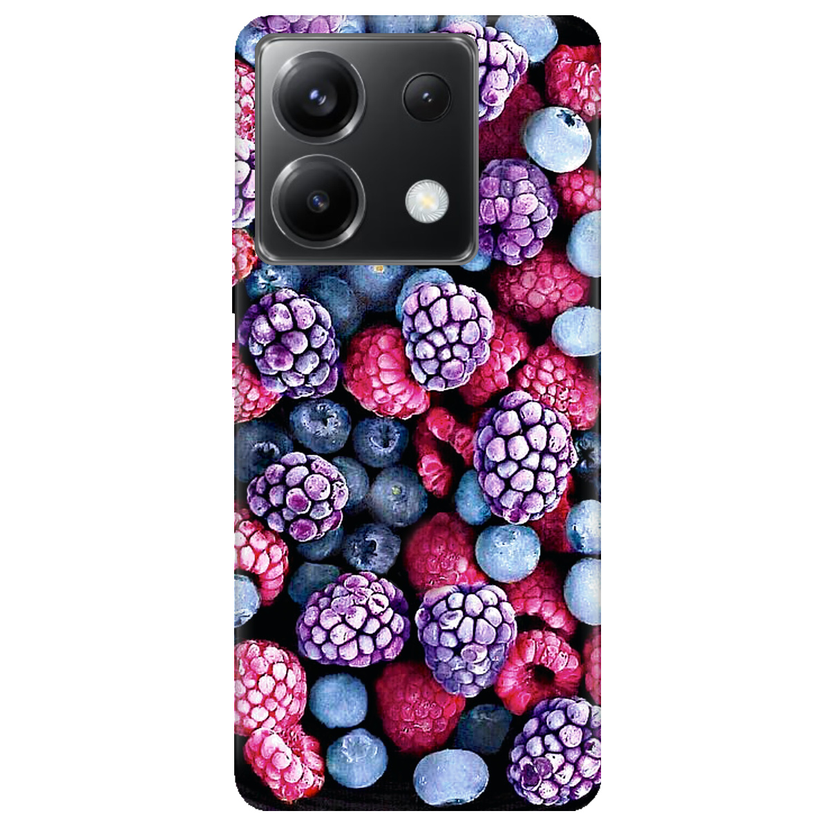 Чехол для Xiaomi Redmi Note 13 Pro 5G Frosty berry - фото 1 Чехол для Xiaomi Redmi Note 13 Pro 5G Frosty berry - фото 1 - Чехлы для телефонов