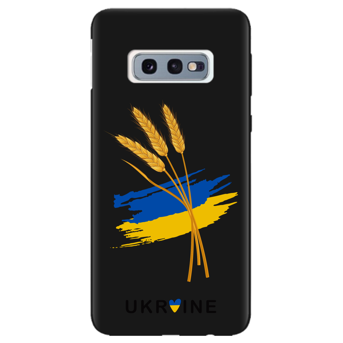 Чохол для Samsung Galaxy S10e чорний матовий soft touch Spikelets - фото 1 Чохол для Samsung Galaxy S10e чорний матовий soft touch Spikelets - фото 1 - Чохли для телефонів