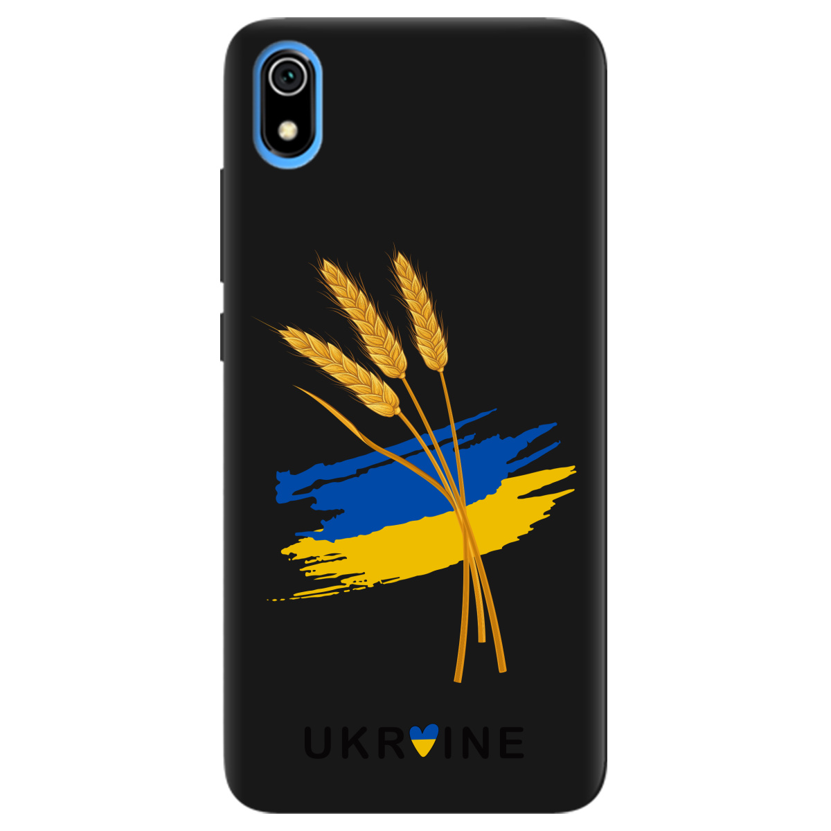 Чохол для Xiaomi Redmi 7A чорний матовий soft touch Spikelets - фото 1 Чохол для Xiaomi Redmi 7A чорний матовий soft touch Spikelets - фото 1 - Чохли для телефонів