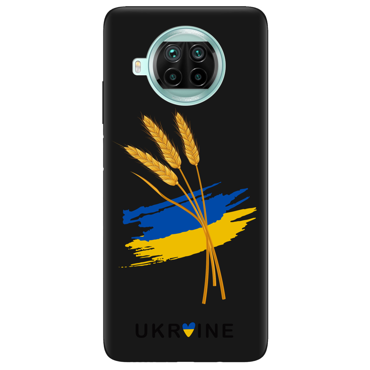 Чехол для Xiaomi Mi 10T Lite черный матовый soft touch Spikelets - фото 1 Чехол для Xiaomi Mi 10T Lite черный матовый soft touch Spikelets - фото 1 - Чехлы для телефонов