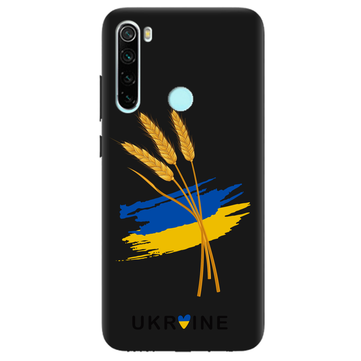 Чохол для Xiaomi Redmi Note 8T чорний матовий soft touch Spikelets - фото 1 Чохол для Xiaomi Redmi Note 8T чорний матовий soft touch Spikelets - фото 1 - Чохли для телефонів