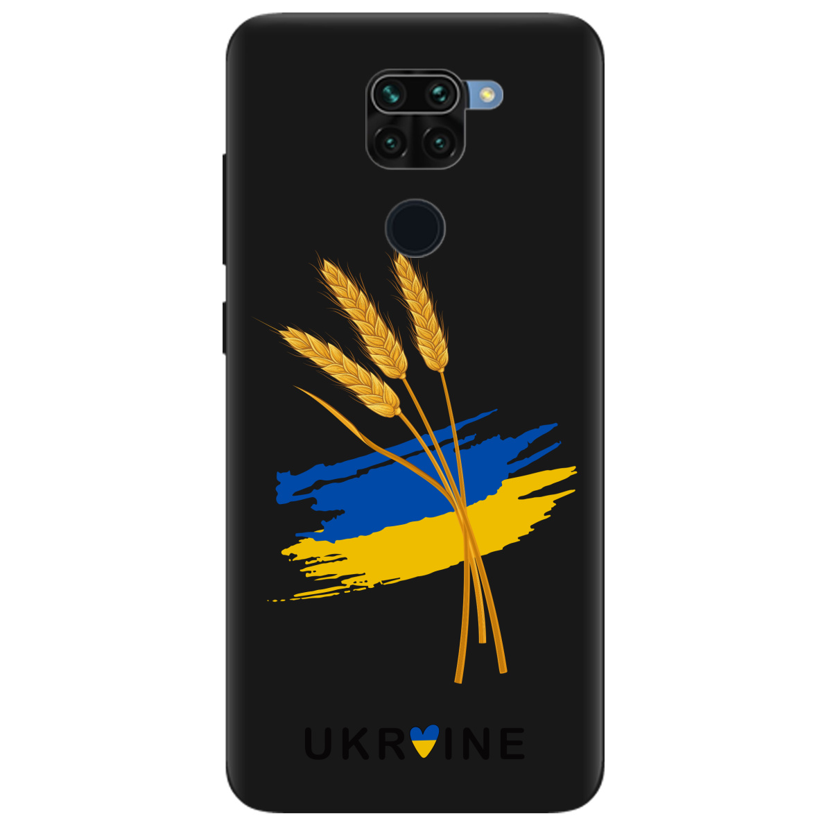 Чохол для Xiaomi Redmi Note 9 чорний матовий soft touch Spikelets - фото 1 Чохол для Xiaomi Redmi Note 9 чорний матовий soft touch Spikelets - фото 1 - Чохли для телефонів