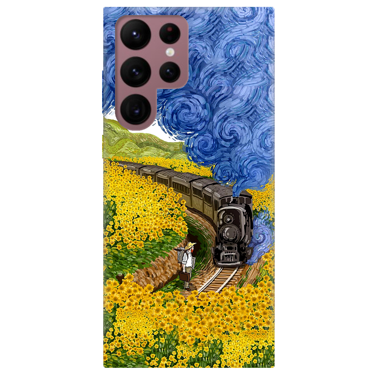 Чохол для Samsung Galaxy S22 Ultra Train - фото 1 - Чохли для телефонів