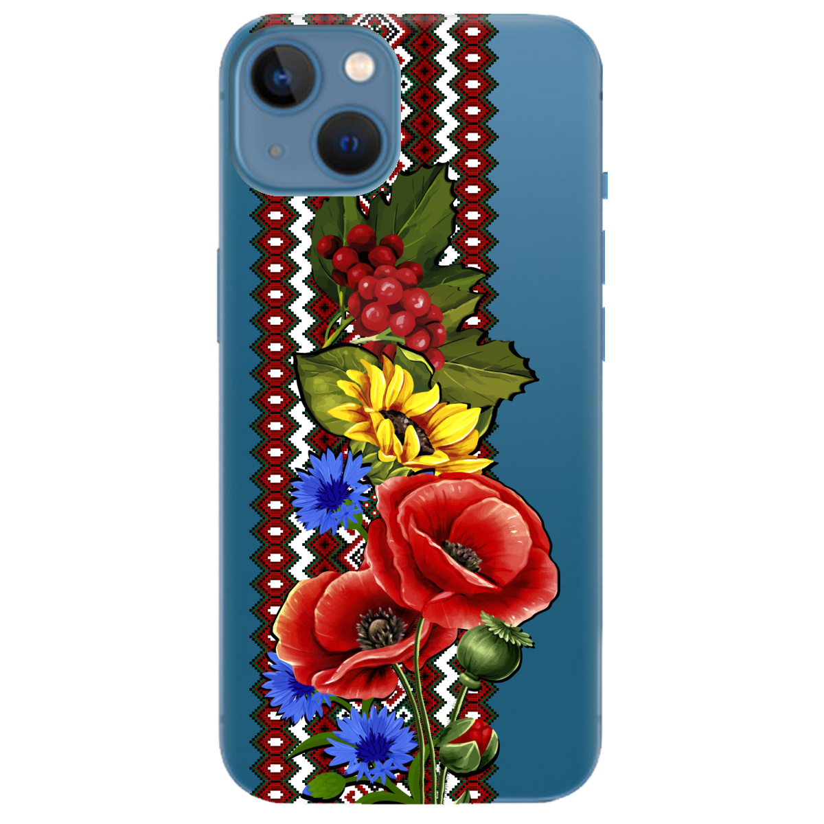 Чехол для Apple iPhone 13 Ukraine ornament - фото 1 - Чехлы для телефонов