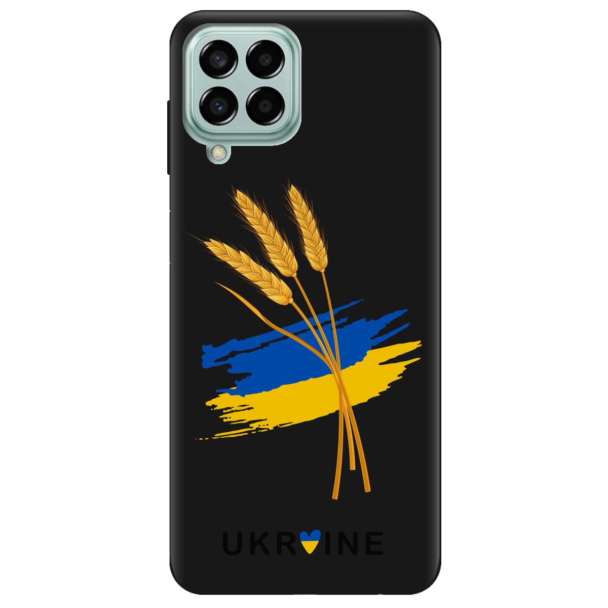 Чехол для Samsung Galaxy M33 5G черный матовый soft touch Spikelets - фото 1 - Чехлы для телефонов