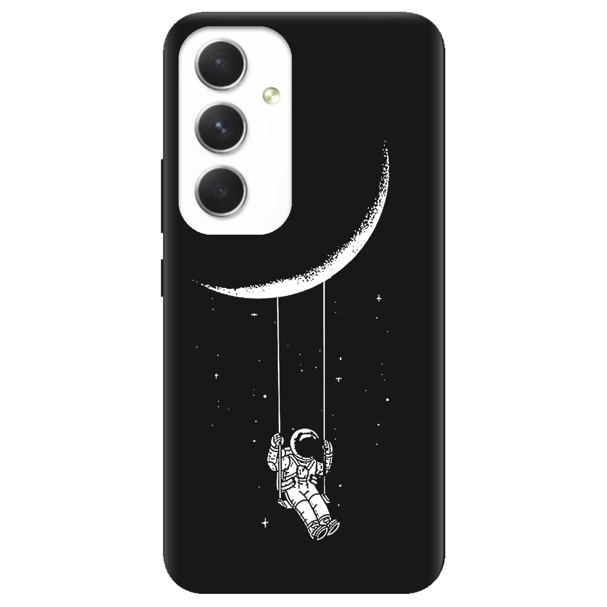 Чехол для Samsung Galaxy A54 черный матовый soft touch Swing - фото 1 - Чехлы для телефонов