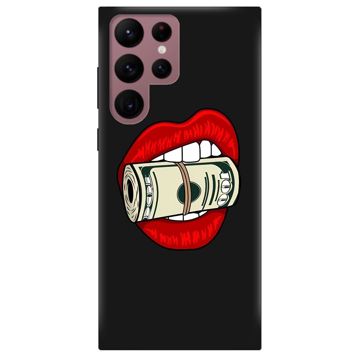 Чохол для Samsung Galaxy S22 Ultra чорний матовий soft touch Secret - фото 1 - Чохли для телефонів